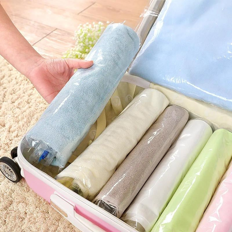 Travel Compression Bag Without Vacuum