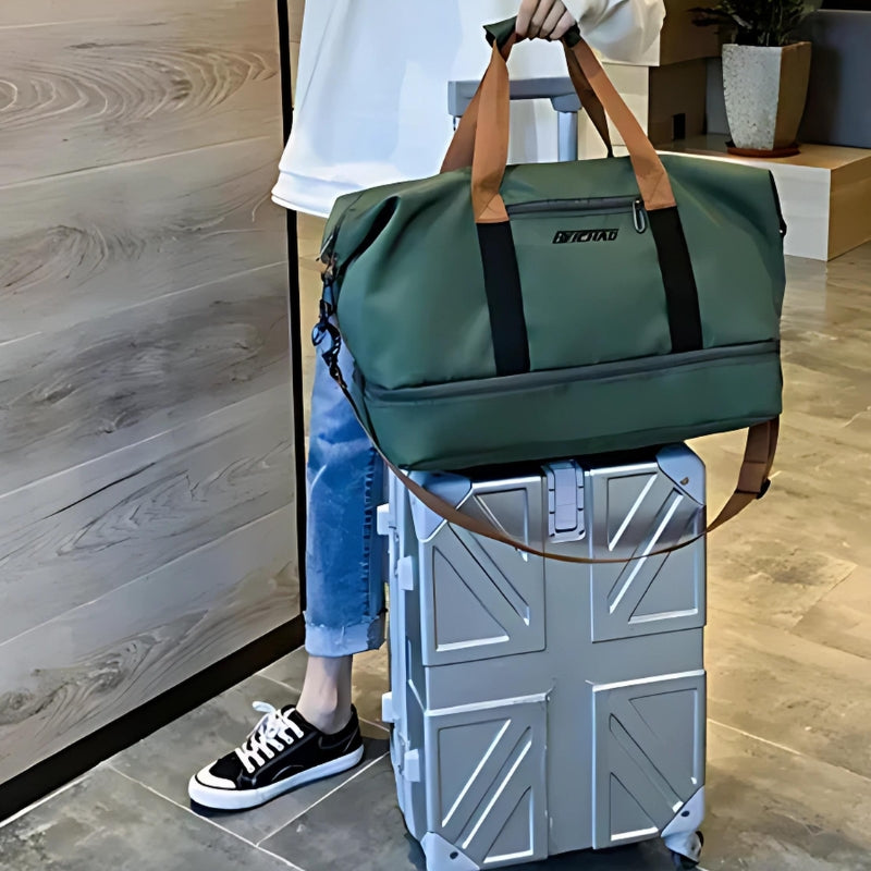 Travel Bag with Shoe Compartment