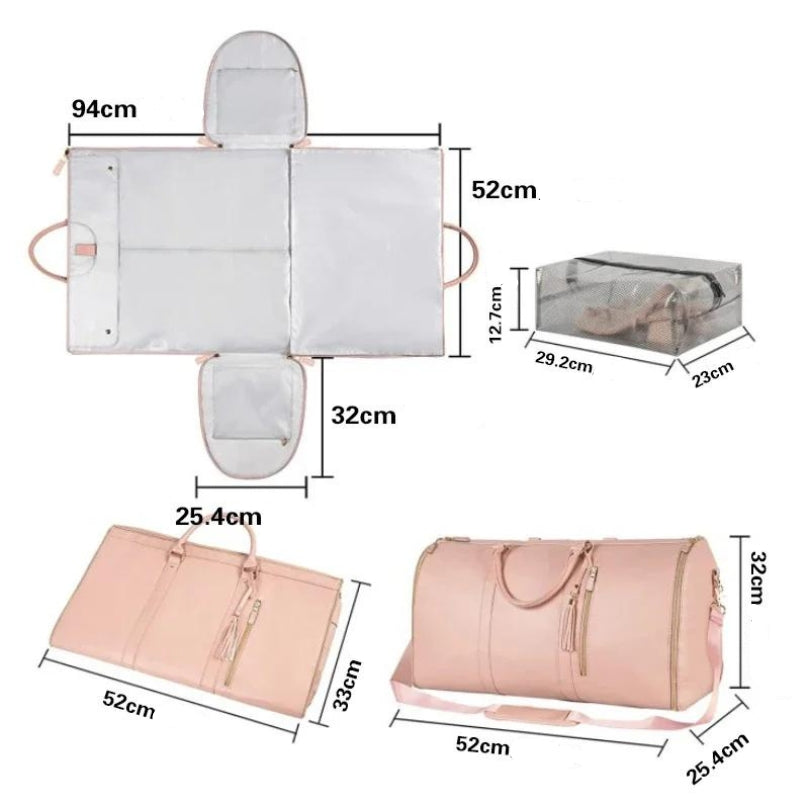 Women's Faux Leather Travel Bag