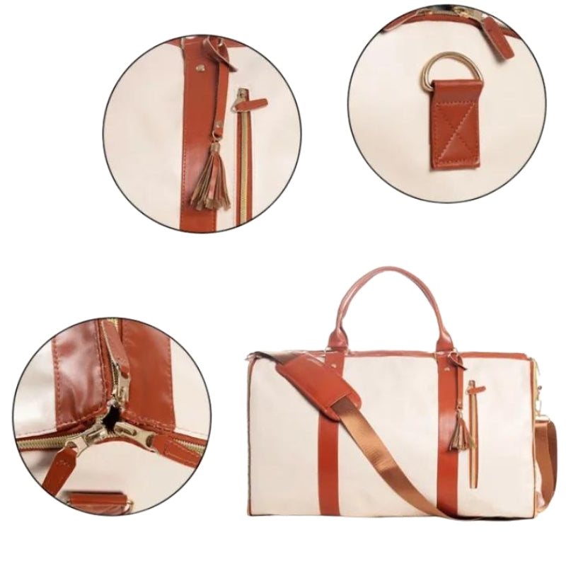 Women's Faux Leather Travel Bag