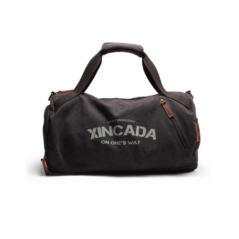 canvas travel bag - Black