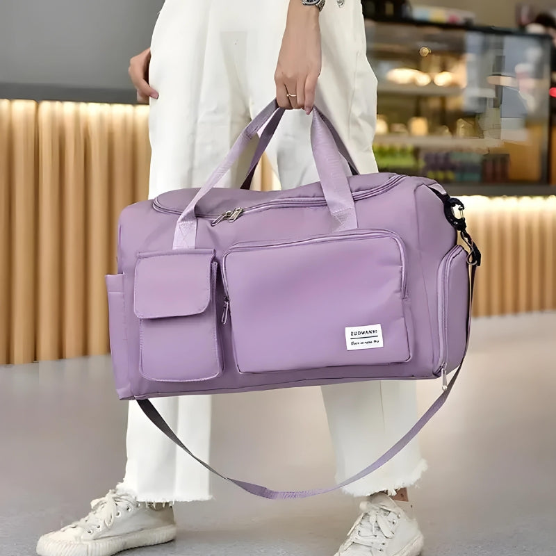 Women's Travel Bag with Shoe Compartment