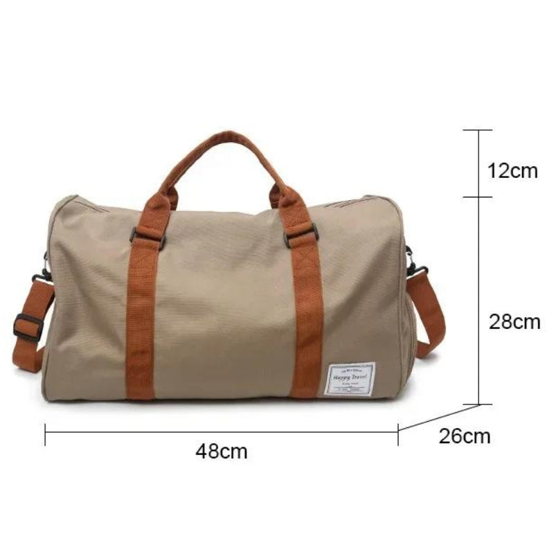Weekend Bag with Shoe Compartment