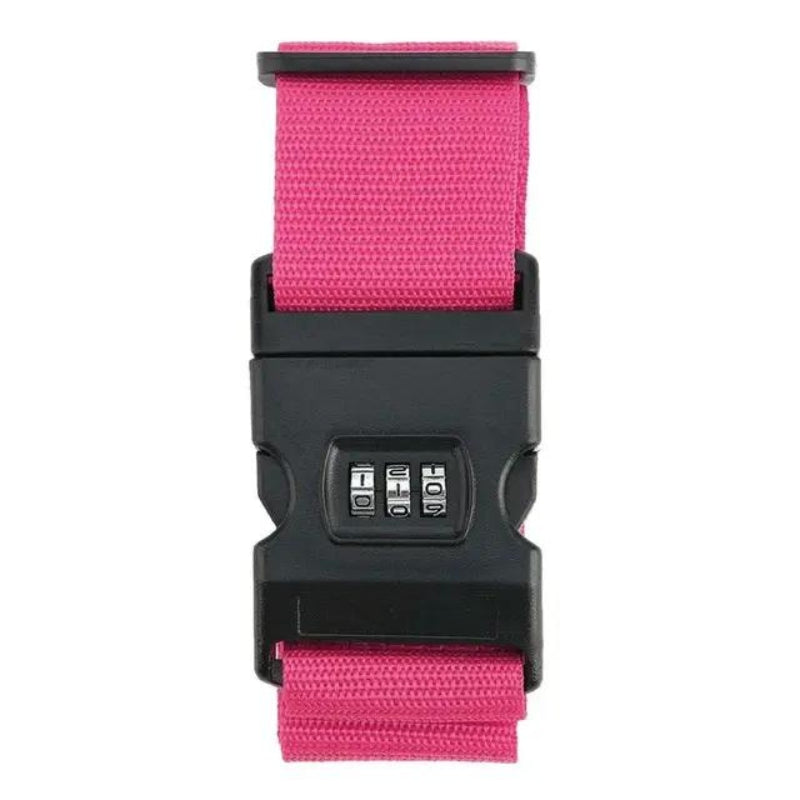 suitcase strap with code - Pink