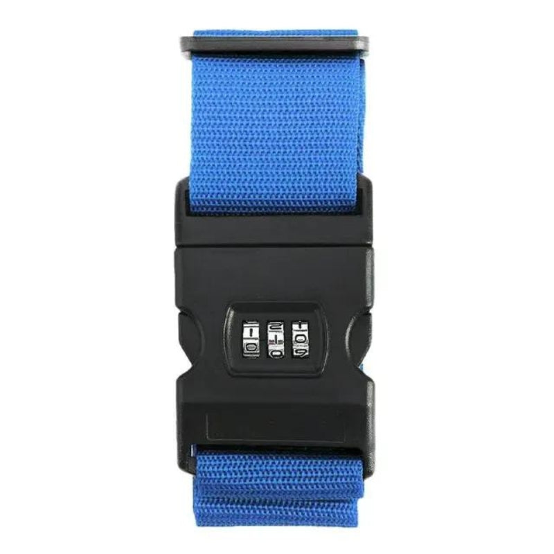 suitcase strap with code - Blue