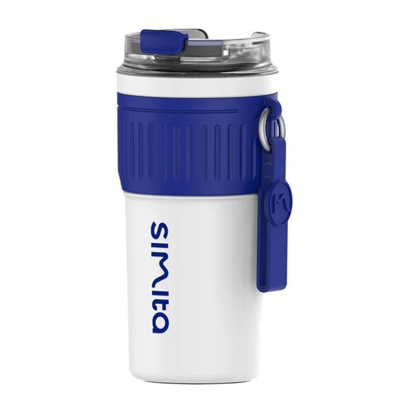 insulated coffee thermos mug - Blue - 500ml