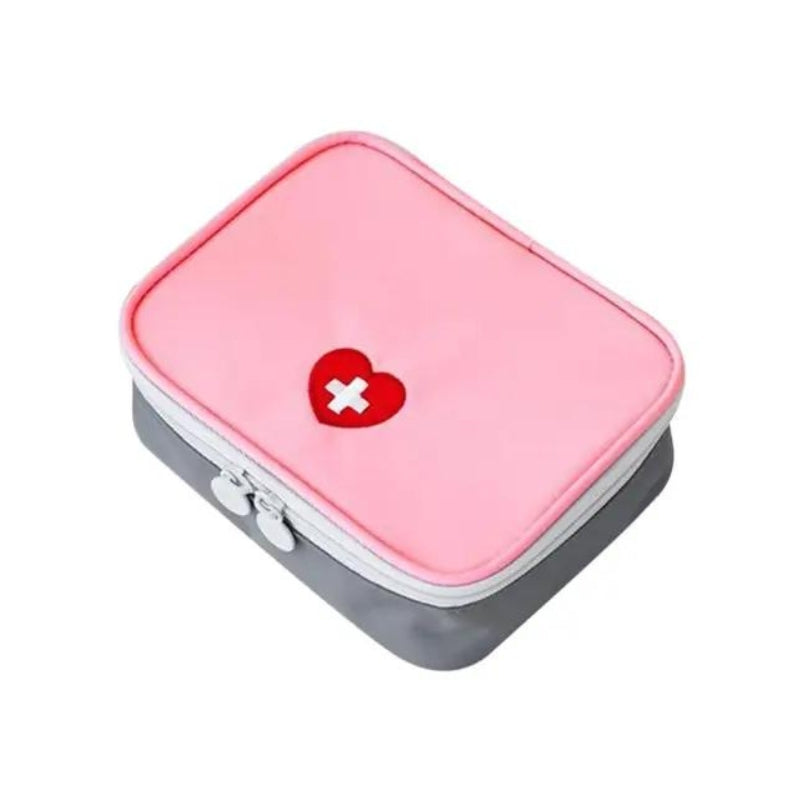 travel pharmacy medication bag - Pink
