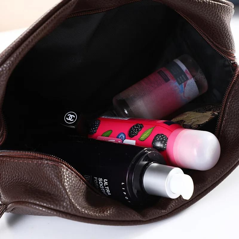 trousse pour homme en cuir