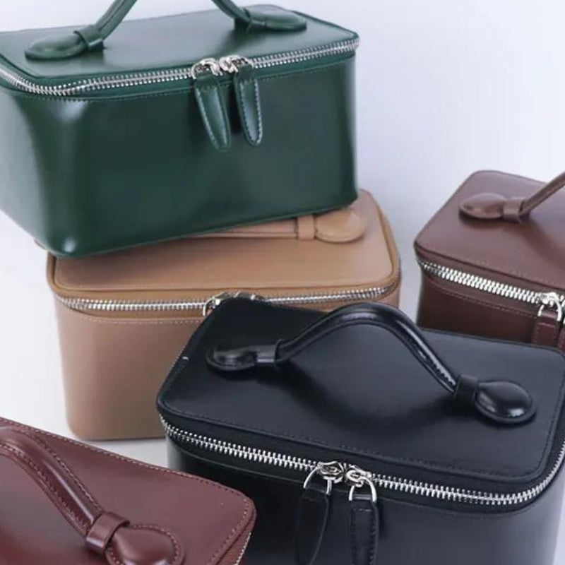 trousse de toilette cuir femme