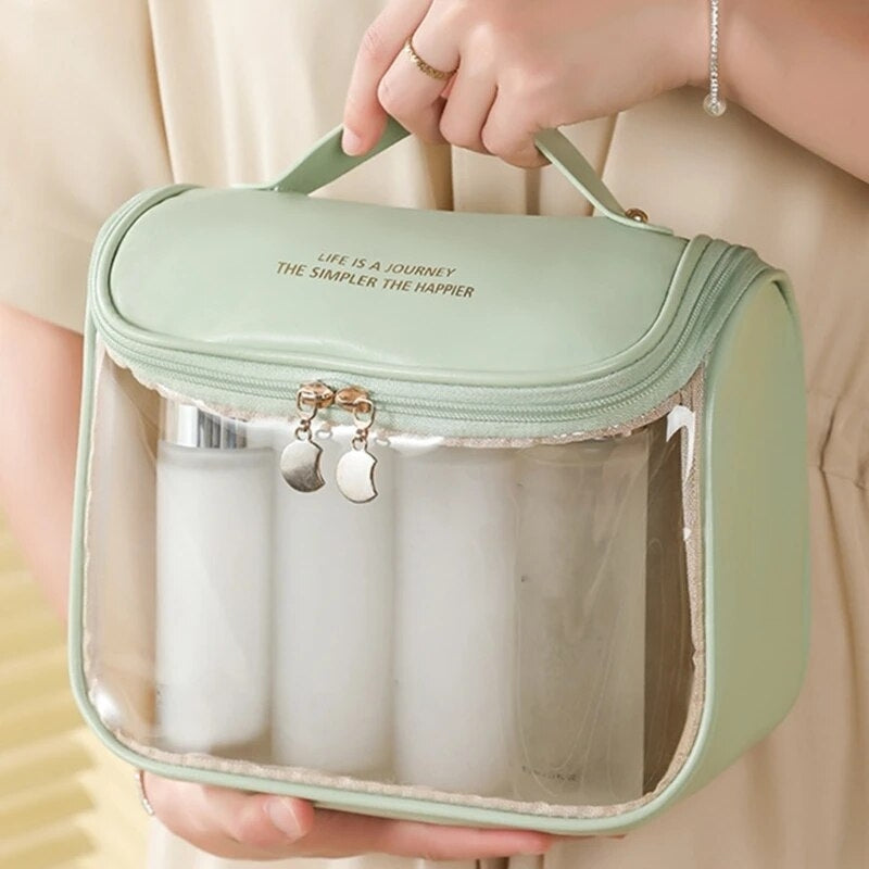 transparent bag - Pink - Yellow - Green - Brown - Black
