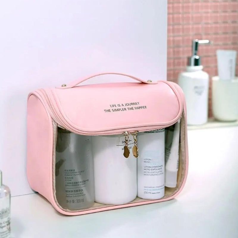 pink transparent bag - Pink - Yellow - Green - Brown - Black