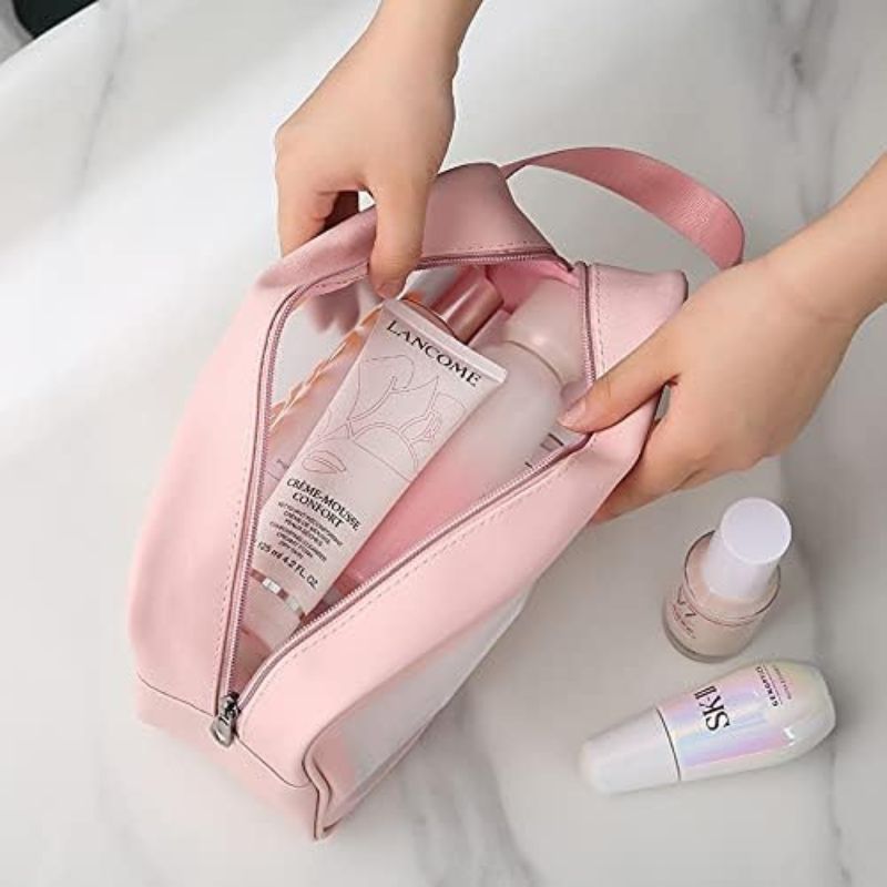 trousse de toilette transparente