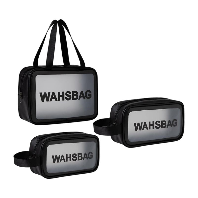 trousse de toilette transparente avion