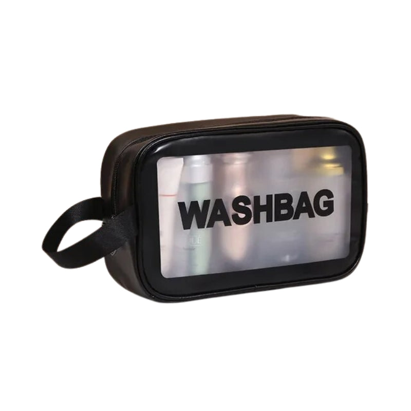 trousse de toilette plastique transparent