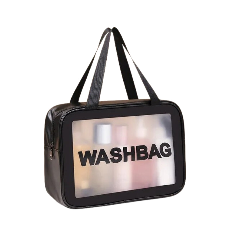 trousse toilette transparente de voyage