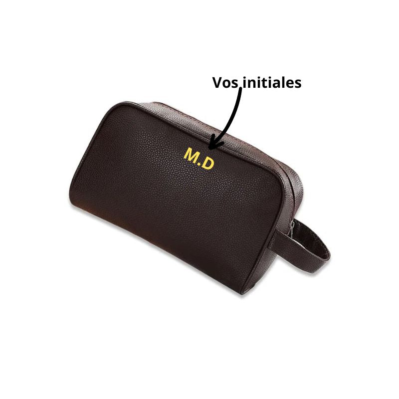 small customizable pouch - Brown - Customisable - Customizable